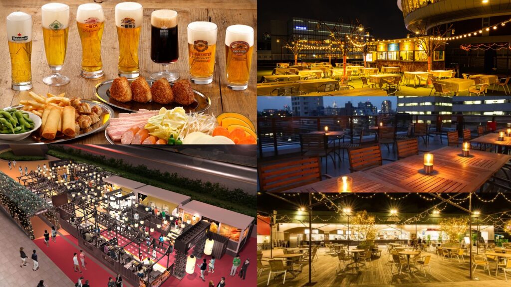 2024年到东京必访的5家啤酒花园！夏季夜晚就是要配上美景与凉爽啤酒
