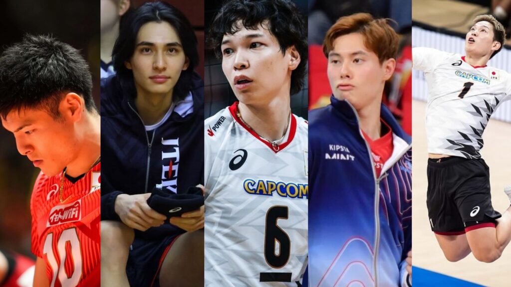 2024年夏季奥运排球日本代表队的帅哥精选！颜值球技兼备真是太羡慕了