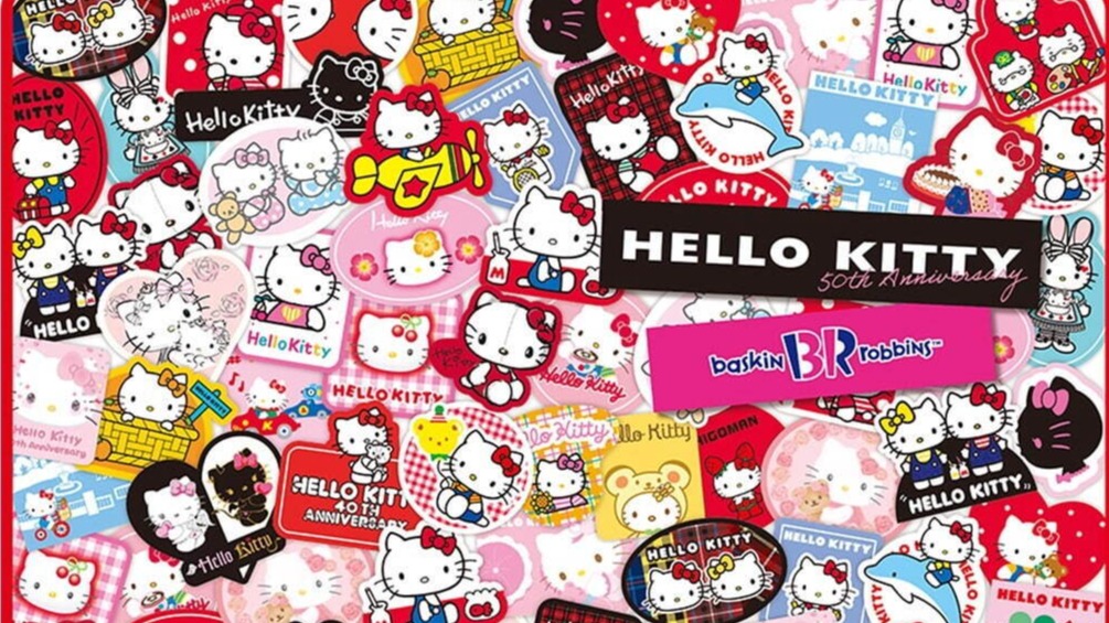 Hello Kitty联名日本31冰淇淋，可爱吊饰吃完还能带回家收藏！